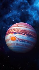 Wall Mural - Jupiter in space ai generated