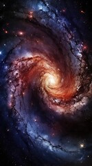 Wall Mural - galaxy in deep space