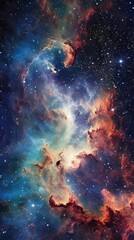 Wall Mural - galaxy in deep space