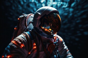 Wall Mural - astronut exploring outer space