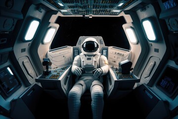 Wall Mural - astronaut exploring the universe