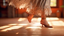 ballet dancer in shoes