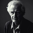 Portrait Of An Elderly Gentleman - AI Image
