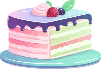 Fairy Cake, Pastel Hues Color