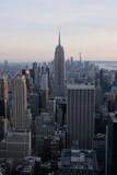 Fototapeta Miasta - New York Manhattan in sunset