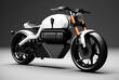 © VicenSanh - one electric motorbike design, on white background, generative ai