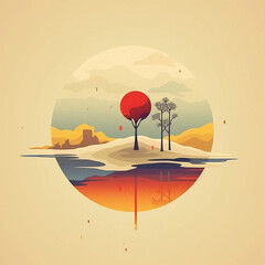 Wall Mural - Modern Illustration