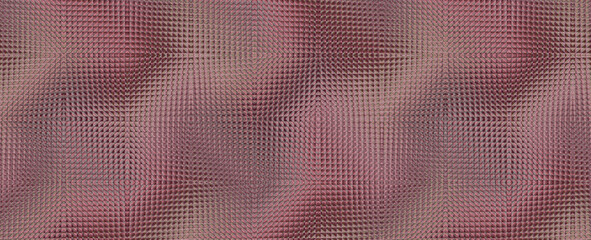 Poster - abstract pink illustration background with lines and dots