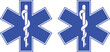 Rod of Asclepius medical symbol vector illustration. Doctor, ambulance svg.