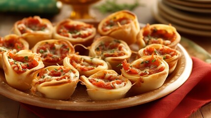 Wall Mural - Tortellini: Delightful Stuffed Pasta Rings