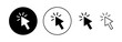 © Lunaraa - Click icon vector for web and mobile app. pointer arrow sign and symbol. cursor icon