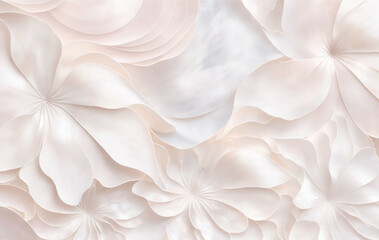elegant floral background with beautiful pink flower pattern, luxury marble texture. floral rose vec