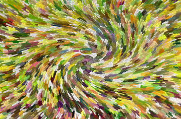 Poster - 
Multicolored abstract background, obtained with the help of computer graphics.