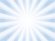 © shunpang - 眩しく光り輝く太陽光線風の集中線背景素材_ブルー