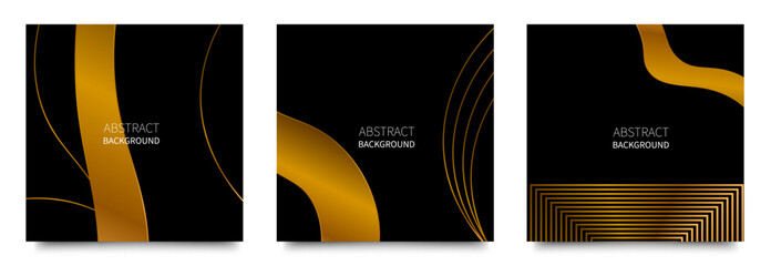 luxury golden abstract template