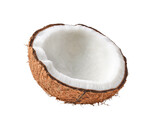 coconuts isolated on transparent png
