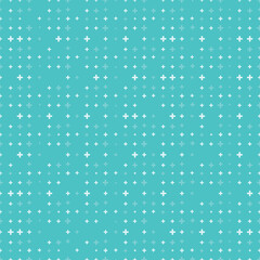Vector seamless pattern. Modern stylish texture. 
Repeating geometric crosses and pluses