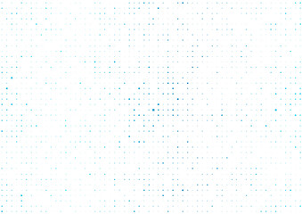 Wall Mural - Bright blue small square dots abstract background. Vector design