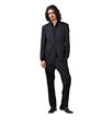 © Adv RT Team Jun/peopleimages.com - Style, portrait of man in suit isolated on transparent png background with designer black clothes and trendy pose. Young handsome male model, cool fashion for formal event and celebrity aesthetic.