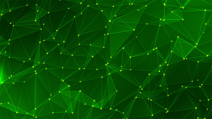 Poster - Triangles in space form the background of this abstract image. white backdrop with polygons. Plexus result. rendering in 3D.