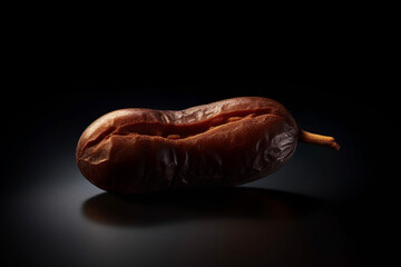 Aufkleber - An artistic image of tamarind, showcasing its dark brown, sticky pulp and tangy taste.  Generative AI technology.