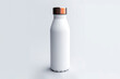 © art4all - A blank water bottle isolated mockup on white background. Generative AI.