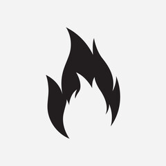 Poster - Fire flame logo vector illustration. Fire flame icon. eps 10