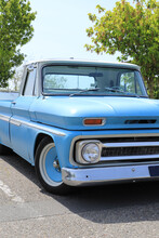 Old Blue American Car