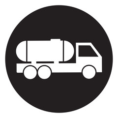 Canvas Print - truck icon vector