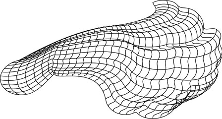 Net flying waving. Texture wave textile. Fabric square cells sea wind. Vector illustration rolling hills. Flag windy stream flow. Network structure surface checkered background sport lines border.