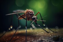 Mosquito Close-up Virus Ecology Generative Ai