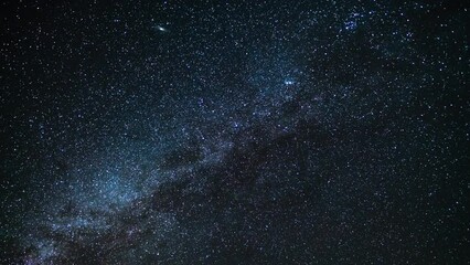 Wall Mural - Perseid Meteor Shower and Milky Way Galaxy in Northwest Sky Red Rock Canyon Mojave Desert California USA