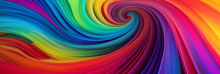 Wall Mural - abstract rainbow background - abstract background with rainbow, background with vibrant colors, Generative AI