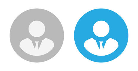 Poster - Employee avatar profile icon vector. Default businessman photo