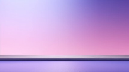 Poster - Podium mockup or pedestal and purple color background for product showcase and presentation, AI generated.