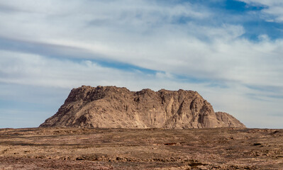 Wall Mural - rocks in the desert in Egypt