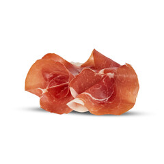 Wall Mural - Sliced ​​Pork and Bacon isolated transparent background