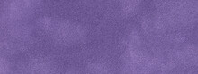 Texture Of Velvet Matte Violet Background, Macro. Suede Purple Fabric With Pattern. Seamless Lavender Textile