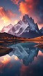 © Jardel Bassi - Majestic Mountains in a Breathtaking Sunset Scene