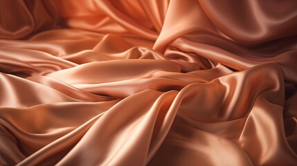  a close up of a bed sheet with a brown background.  generative ai