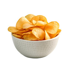 Potato Chips In A Bowl Png Transparent Bowl Background