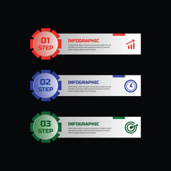 Poster - Infographic business element collection concept