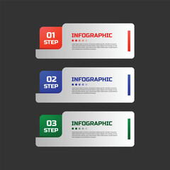 Poster - Infographic business element collection isolated