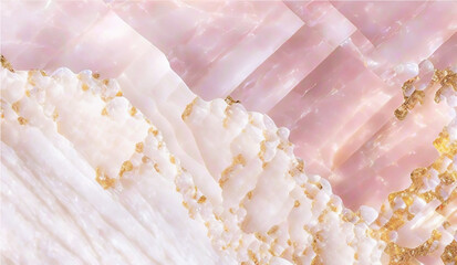 Wall Mural - luxury pink marble texture. natural precious stone pattern - background for invitation design templa