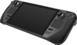 Set of console game device handheld portable black color illustration