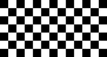 Black And White Checker Pattern, Checkered Chessboard, Grid And Mesh Texture, Race Flag
