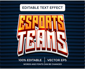 Poster - sports teams 3D text effect template