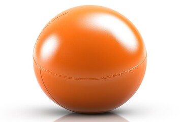 Poster - dodgeball isolated on white background. Generated by AI.