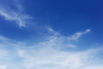 Wall Mural - the sky is blue with clouds, beautiful by nature.