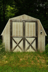 Rustic barn shed doors